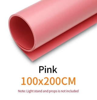 [Pink] Seamless Water-proof PVC Backdrop Background (1Mx2M)