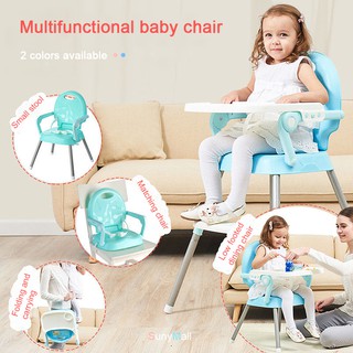 Baby Adjustable High Chair and Convertible Table Seat Booster Toddler 6-36 Months of Age (2)