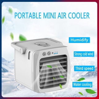 Portable cold air conditioner fan mini desktop cooler