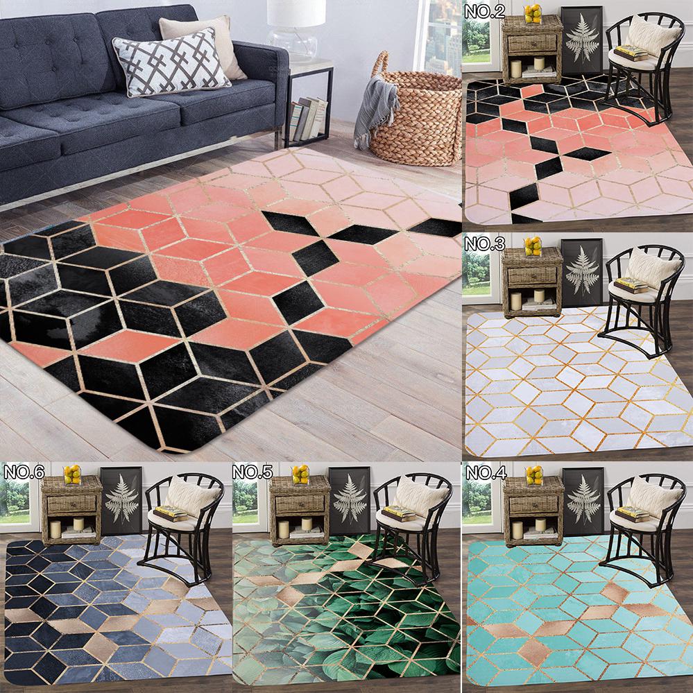 Carpet Living Room Geometric Carpet Manga Rugs，Nordic Style (1)