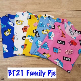 BT21 BTS Family Kids Terno Pajama Sleepwear Lounge Wear