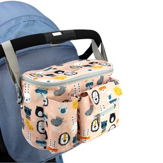 Baby Stroller Bag Organizer Newborn Nappy Bag Hanging Pram Car Bag Stroller Accessories with Cup