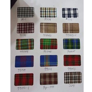 ※Multi-Checkered Oxford 60” Fabric (Part 3) for school uniforms, table cloth and many more✯