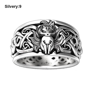 Viking Fox Celtic Fox Vintage Men'S Ring Fox Ring WONDERFA (8)