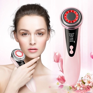 EMS Face Lifting Cool Facial Massager Sonic Ion LED Photon Anti Aging Skin Rejuvenation Lifting Tighten Face Skin Care Beauty