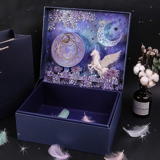 Gift box with hand gift box INS exquisite Korean version sizeGift Box Souvenir BoxINSExquisite Korea