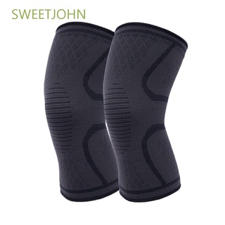 SWEETJOHN Fitness Compression Knee Pad Antiskid Knee Sleeve Cycling Knee Support Volleyball Running Knee Pads Basketball Knee Braces Sports Elastic Knee Pads/Multicolor