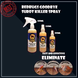 Bedbugs Goodbye Surot killer Spray 100ML 250ML 500ML