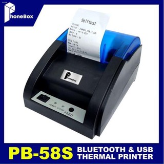 Toners◆✻PhoneBox PB-58 S (BLUETOOTH VERSION + USB) Thermal Cash Receipt POS Mini Printer Sticker