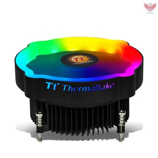 Thermaltake RGB CPU Air Cooler Quite Operation/Push Configuration/Aluminium Fin/Hydraulic Bearing/for Intel CPU Static RGB Color