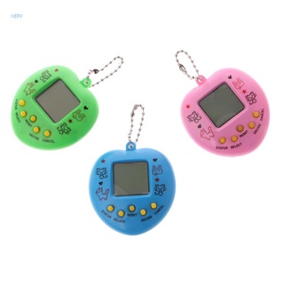 NERV Electronic Pet Game Machine Tamagochi Learning Education Toys With Chain
