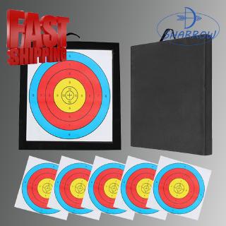 Sports & Outdoor Archery EVA Target with 5pcs Target Paper Practice for Outdoor Target Sport Training Accessories