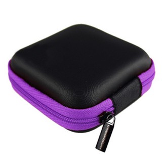 PU Leather For Earphone Headphone Earbuds Cards Storage Bag Pouch Hard Case Box (5)