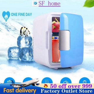 4L Car Liter Car Refrigerator Mini Heating And Cooling Refrigerator Dormitory Dual-Use Small N9O2