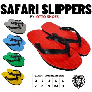 (FREE FACEMASK) Safari Slippers rubber unisex flipflops