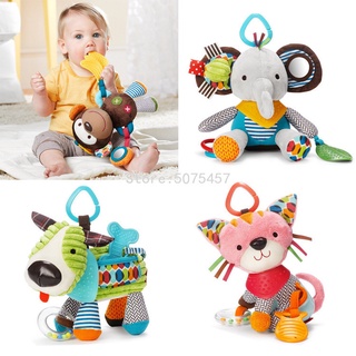 Multifunctional Baby Toys Rattles Mobiles Soft Cotton Infant Pram Stroller Car Bed Rattles Hanging