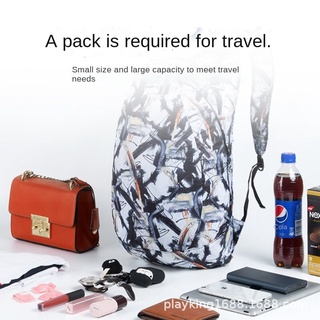 Outdoor Ultralight Travel Portable Folding Backpack Waterproof Skin Storage Bag Mountaineering Leisure Sports Backpack (4)