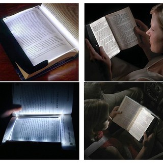 Portable LED Book Wedge Reading Night Light Panel Reading Light Wedge Paperback Night Vision (6)
