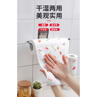 cleaning clothLazy Rag Wet and Dry Kitchen Supplies Paper Non-Woven Towel Thickened Disposable Dish