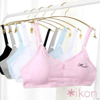 Teen Girls Underwear Soft Padded Cotton Bra Young Girls for Yoga Sports Running Breathable Bra 12-18Y new