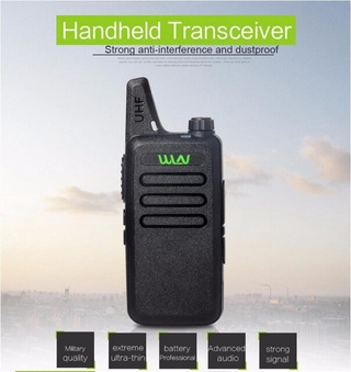 Portable Radio WLN KD-C1 Mini Wiress Walkie Talkie UHF Handheld Two Way CB Radio station Communicato