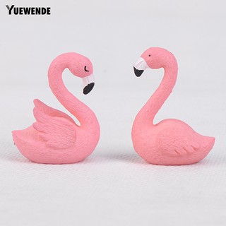 【COD】YUE Flamingo Model Figurine DIY Miniature Landscape Garden (7)