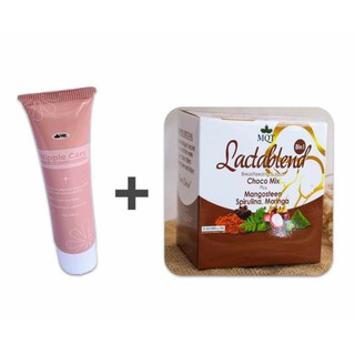 MQT COMBO Lactablend Choco Mix+Nipple Care & Rescue Balm 20g or 30g (2)