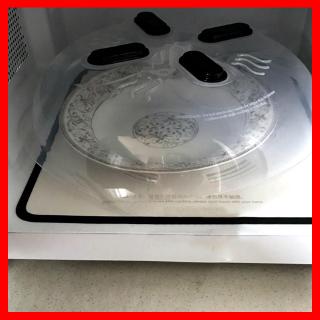1 Pcs Food Splatter Guard Microwave Hover Anti-Sputtering Cover Oven Oil Cap Heated Sealed Plastic Cover Dish Dishes Cover