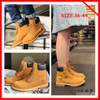 Ready Stock Timberland Women Men Sport Shoes Unisex Boots High Top Yellow Brown kasut perempuan classic lightweight leisure Breathable fashion women shoe Ankle Boots boots new Martin boots Leather Jackboots#China Spot#
