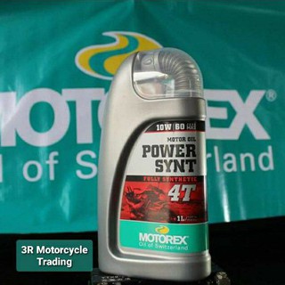 Power Synthetic 4T SAE 10W/60, 1L, Fully Synthetic, Motor Oil, Motorex, 3R Motorcycle Trading