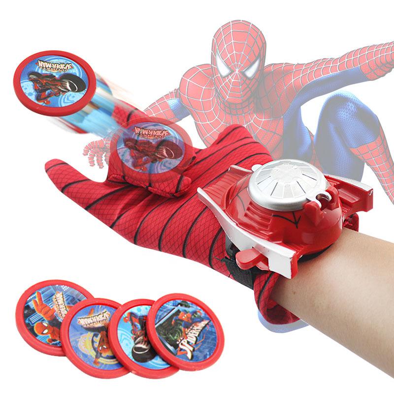 Kids Birthday Gift Spider Man Launcher Toys Boys Cartoon Anime Cosplay Accessory Toys