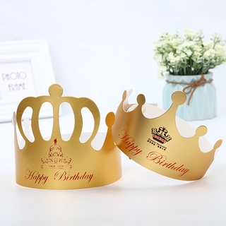1PCS/ Cute Child Baby Birthday Party Hats Crown Cap Birthday Party Decoration (2)