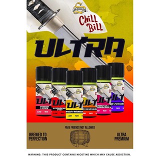 Chill Bill Ultra 120ml Vape Juice Menthol