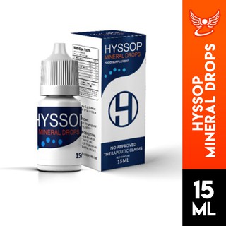 [100% Authentic] Hyssop Mineral Drops 15ml | Eye Care | High Grade Mineral