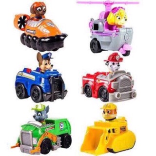 Toy City Paw Patrol Pull Back Cars (set of 6)