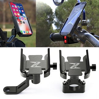 Motorcycle Handlebar Mobile Phone Holder Sdand GPS Plate bracket For Kawasaki Z300 Z400 Z650 Z800 Z7