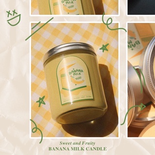 Banana Milk Scented Candles