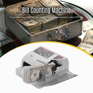 Portable Mini Money Counter Worldwide Currency Cash Banknote Bill Counting Machine Detector with UV/ (2)