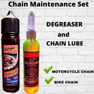 purpose oil◈Bike Motor Chain Maintenance XLR DEGREASER and Chain Lube Set