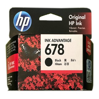 HP 678 Black Original Ink Advantage Cartridge