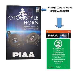 PIAA OTO STYLE HORN 12volts HO-14 ORIGINAL with QR Code Authentication Z3Cz