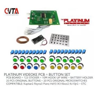 PCB Remote + Button Set For Videoke Machine PLATINUM (Battery Holder + Wire + Sticker) Lv$