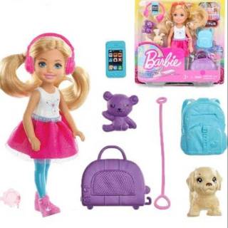 Barbie Chelsea Travel Doll 100% Original
