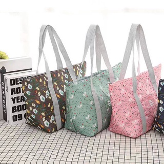 Foldable Light Weight Shoulder bag Shopping Bags Slight Duty Folding Tote Bag