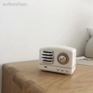 9.9 ins Korean Style White Mini Retro Speakers Portable (3)