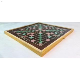 Ang bagong◕■♤Scrabble (Wooden Board, Wood Tiles) board game