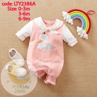 Baby Long Sleeve Romper 100% Cotton Baby Clothes OOTD Baby Jumpsuit