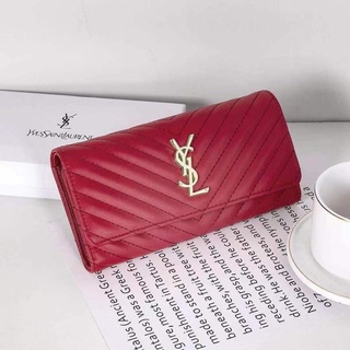 Embroidered Long Wallet trifold/box