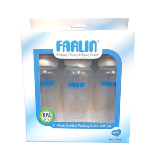 Farlin 3-Pack 8oz Comfort Feeder Bottle