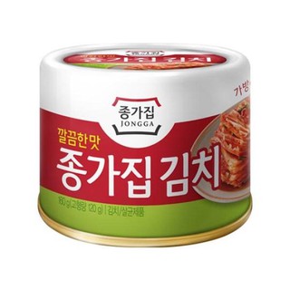 [Korea No.1 Kimchi Brand] JONGGA Original Spicy Flavour Kimchi(Canned) 160g